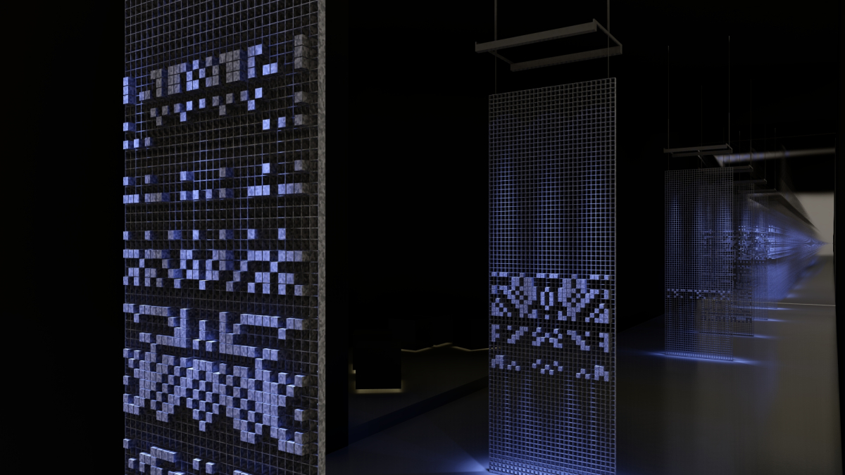 Reziduum_Exhibition lay-out, Napur Architects