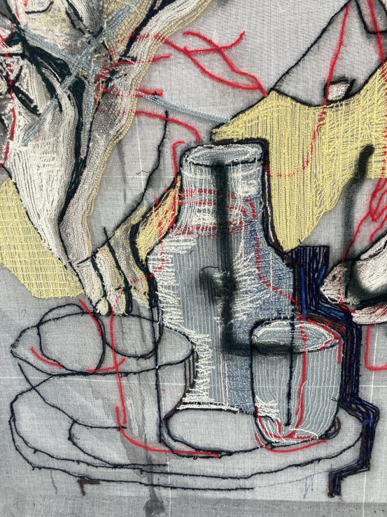 Puklus Péter: A kisgyermek álma (csendélet friss vízzel és gyümölcsökkel), 2023, részlet