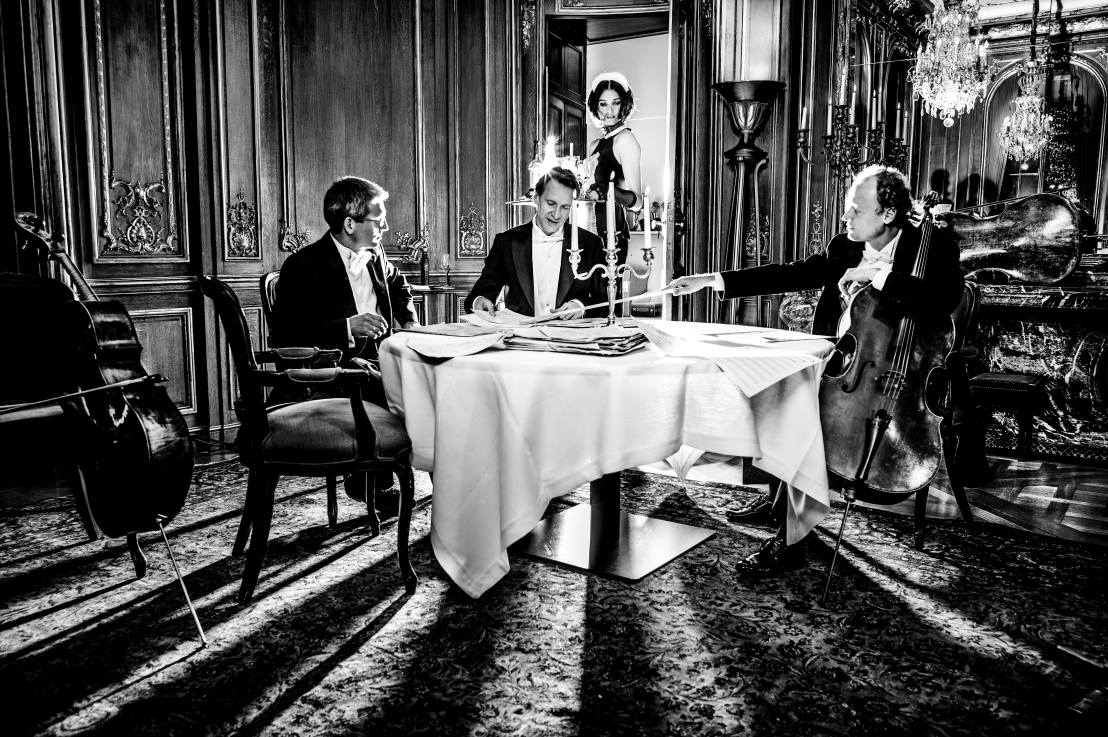 Till Brönner: A Berlini Filharmonikus Zenekar csellistái, Berlin | Cellists Berlin Philharmonic, Berlin, 2014; A művész jóvoltából | Courtesy of the artist