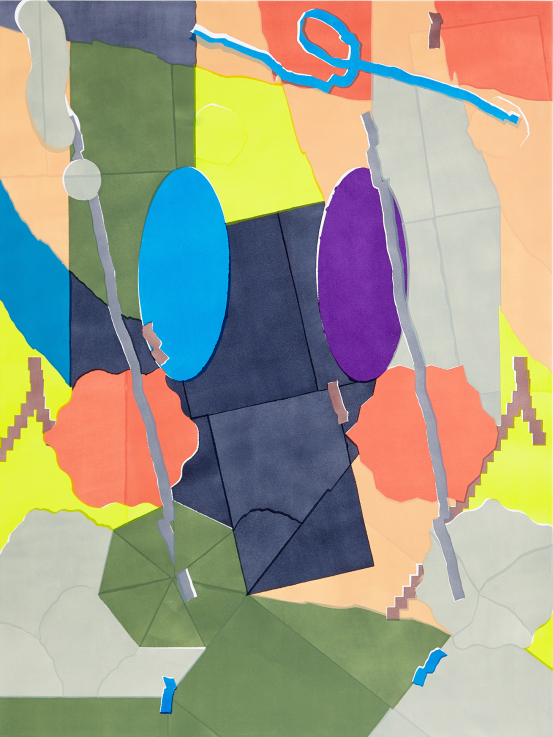 SZINYOVA Gergő Cím nélkül (Tökéletesen boldogtalan) Untitled (Perfectly Unhappy) 2018 akril, vászon acrylic on canvas 120 ✕ 90 cm © MNB Arts and Culture