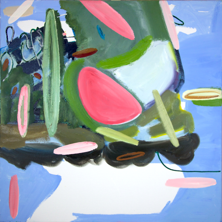 DÓRA Ádám Experimental Details 2021 olaj, akril, vászon oil and acrylic on canvas 100 ✕ 100 cm © MNB Arts and Culture