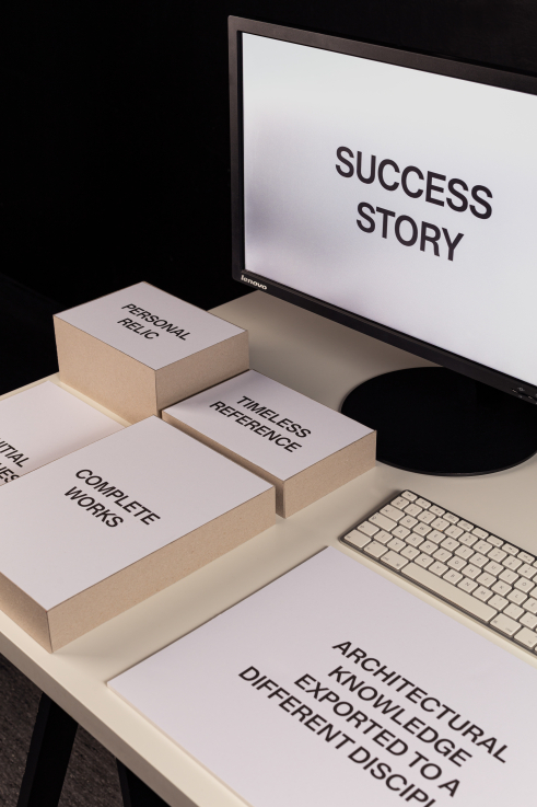 Exported Architectural Knowledge. Concept: Márton Pintér; Realization: Ingrid Manhertz, András Graf; Photo and finishing: Dorottya Novák