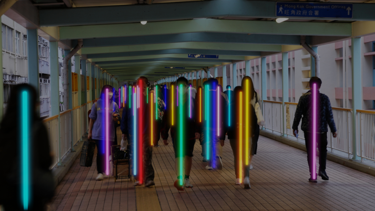 WALICZKY Tamás: Vision on Mong Kok East Footbridge, 2023, videó (részlet) © Ludwig Múzeum – Kortárs Művészeti Múzeum